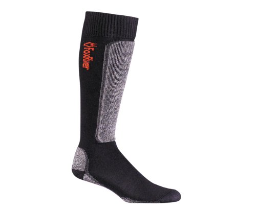 FoxRiver VVS MV Ski Over The Calf Socks, Black/Grey, X-Large