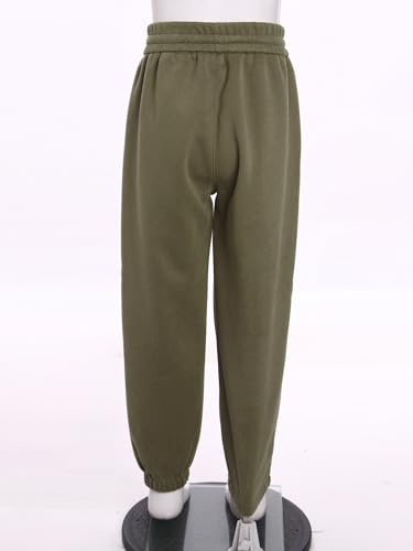 Kids Boys Jogger Drawstring Sweatpants Youth Elastic Waist Active Trousers Cotton Soft Pants4