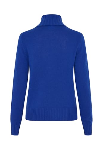 Image of Style & Republic Women's 100% Cashmere Turtleneck Sweater, Regular Fit, Premium Knit Jumper for Autumn, Winter and Spring