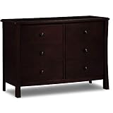 Simmons Kids Slumbertime Madisson 6 Drawer Dresser, Black Espresso
