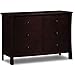 Simmons Kids Slumbertime Madisson 6 Drawer Dresser, Black Espresso