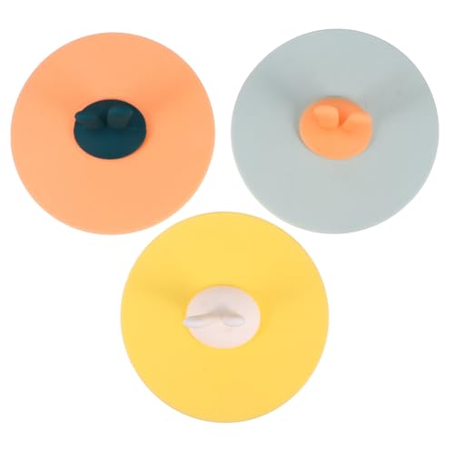 OKUMEYR 3pcs Silicone Cup Covers Leak Mug Lids Cartoon Ear Design for Tea -grade Material for Home and Outdoor Use