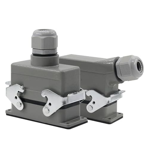 Connecteur rectangulaire H16B HE-016-1 à 16 broches mâle femelle avec sortie latérale