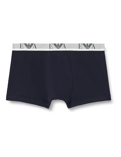 Emporio Armani Man's Core Logoband Lot de 3 Boxers Bleu Taille M, Armani Blue/Armani Blue/Armani Blue, M