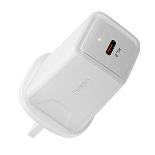 Spigen Chargeur 30W USB C GaN PD - Rapide Pour IPhone 14 13 MacBook IPad Galaxy Steam Deck - Compact Pliant