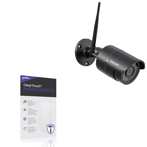 BoxWave Screen Protector Compatible with Loocam Wireless Security Camera System with Monitor (LT8W4B-4B42S-199) - ClearTouch ImpactShield (2-Pack), Impenetrable Screen Protector Flexible Film
