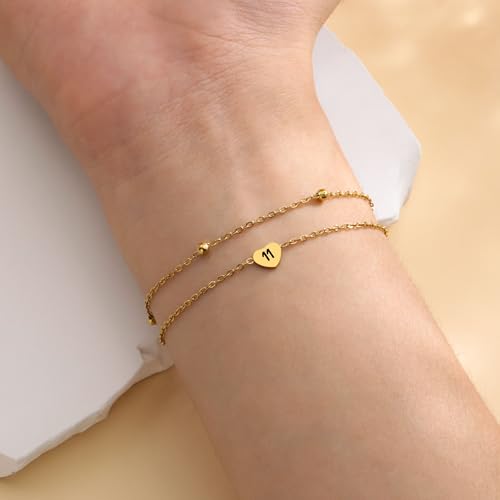 Birthday Bracelet for Women Gold Dainty 13-95th Birthday Gifts for Sister Mom Daughter and Friend Personalized Number Bracelet Jewelry Gifts for Her4