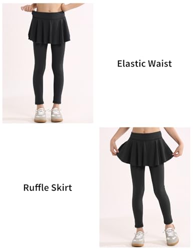 Hvididan Leggings Uniforme Escolar para Meninas, Calças para Meninas Crianças, Saia com Babados, Rou