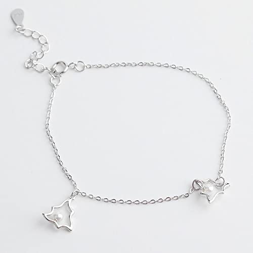 Bracelets d'amitié en argent avec charm arbre de Noël, le cadeau idéal pour fille