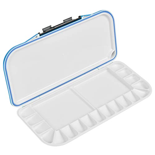 FOCCTS 18 peças paletas de pintura portátil para aguarela, acrílico e pintura a óleo, artistas, presente para crianças