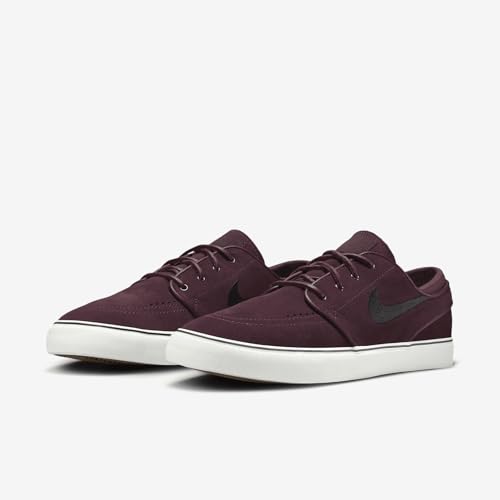 Image of 525104607 Burgundy Crush Black Janoski OG Nike SB Suede Skateboarding Shoes