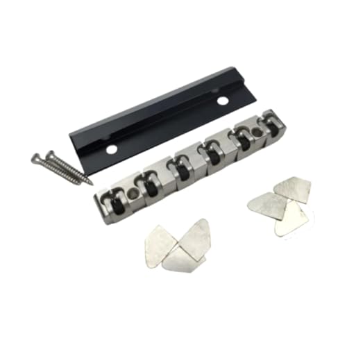 Colaxi ステンレススチールギターナッツ43mmプロフェッショナルエレキギターローラーナット