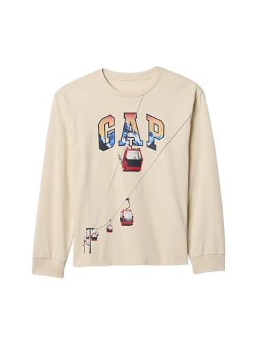 GAP Boys Long Sleeve Logo Tee Chino XXL