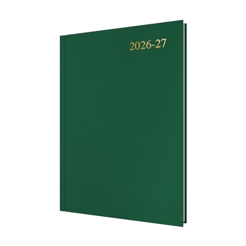 Collins Debden Essential Agenda annuel 2026-2027 13 mois A4 Vert