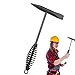 Chipping Slag Hammer – Steel Build, Welding Tool | Slag Remover with Coil Spring Handle for Comfort Grip, Chisel Tip Hammer for Arc Welding Cleanup, Fabrication Projects, Workshop and Industrial Use