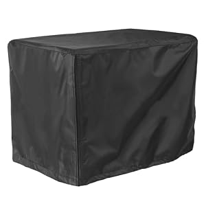 DECHOUS Generatorabdeckung 70X54X51Cm aus Oxford Stoff mit Staubschutz für Stromaggregat im Freien und Balkon