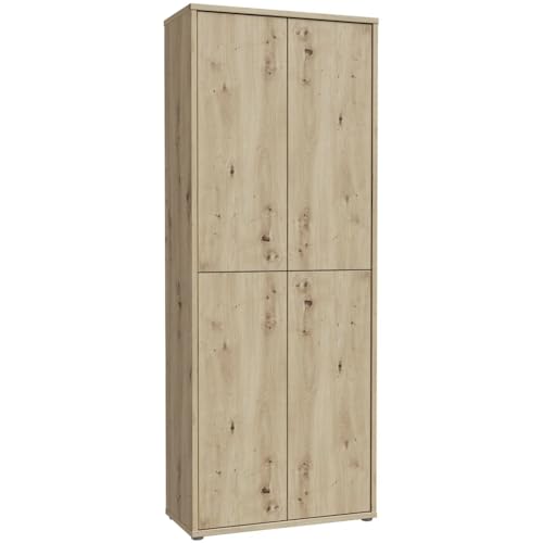 Deine Tante Emma ACSS822-D78 Schuhschrank Alice Springs Garderobenschrank Artisan Eiche ca. 75 x 192 x 35 cm