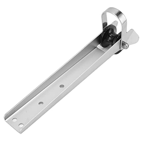 Asixxsix Ankerrolle für Boote, 390 Mm Edelstahl, Lange Plattform, Selbststartende Bugrollen, Universal-Anker, Schwenkbarer Kopf, Bugrollen, Ersatzräder für Docking-Zubehör für Marineyachten
