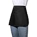 Bafelia Barber Apron with 6 Pockets, Waterproof and Bleach-proof Hair Stylist Apron for Men Women,Hairdresser Apron for Cosmetology (Black)