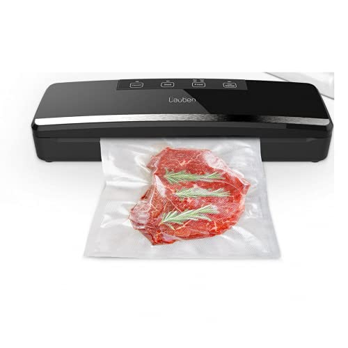 Lauben VS01 Vakuumierer Vakuumiergerät, Lebensmittel halten bis zu 7x länger frisch, automatische…