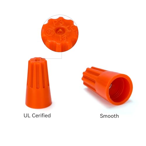 Image of 1000PCS Wire Nut Connector - AWG 24-16 Gray - Insulated Insert Twist Electrical Wire Terminal with Spring, Portable Wire Caps for Quick Connection
