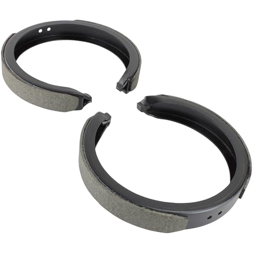 QUALITY-BUILT Rear Parking Brake Shoes FPS781 Compatible with 1999-2014 Buick/Cadillac/Chevrolet/GMC/Isuzu/Oldsmobile/Saab (9-7x Ascender Astro Avalanche Avalanche 1500 Bravada DeVille DTS Envoy)