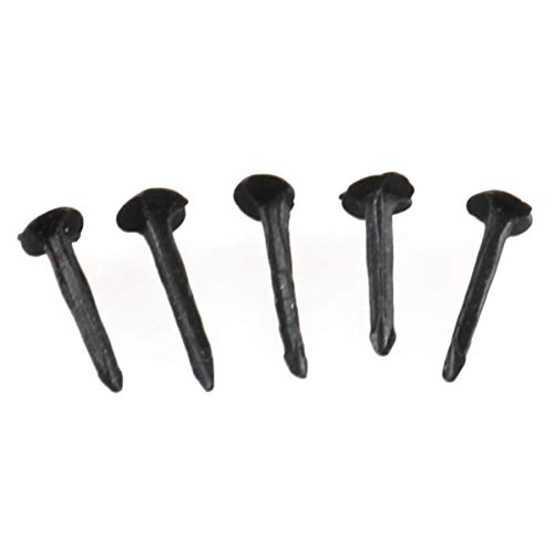 image for E-outstanding 500pcs Black Iron Stud 13mm Metal Nails Tacks for Shoes 