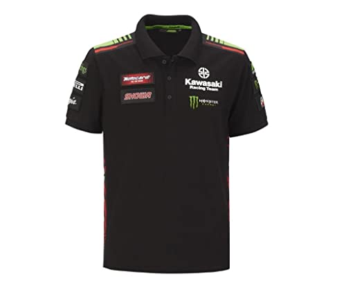 Kawasaki WSBK, nero/grigio, XXL