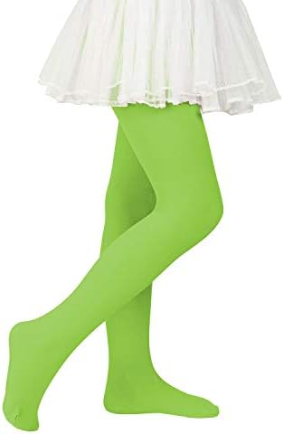 Zando Ballet Tights for Girls - Ultra Soft Girls Dance Tights Elastic Ballet Footed Halloween Tight Girl for Daily School