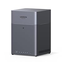 UGREEN NASync DH4300 Plus 4-Bay Desktop NAS, 2,5 GbE-LAN-Port, 8GB LPDDR4X RAM, NFC EIN-Berührungs-Verbindung, KI Familien und Babyalbum, Persönliche Cloud für Heim/Office (Ohne HDD)