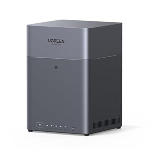 UGREEN NASync DH4300 Plus 4-Bay Desktop NAS, 2,  GbE-LAN-Port, 8GB LPDDR4X RAM, NFC EIN-Berührungs-Verbindung, KI Familien und Babyalbum, Persönliche Cloud für Heim/Office (Diskless)