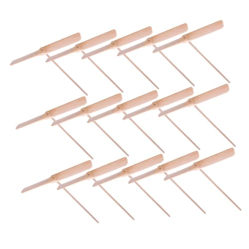 Gogogmee 15pcs Wooden Dragonfly Flying Toy Realistic for Boys and Girls and Adults