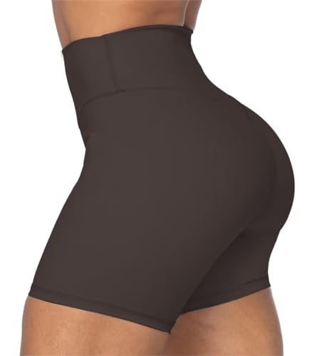 Image of Sunzel No Front Seam High Waist Biker Shorts for Women, Squat Proof Yoga Workout Gym Bike Shorts | 3, 5 Or 8-Inch Inseam, High Waisted, Tummy Control, No Front Seam, Buttery Soft, Compression Fit, Squat Proof