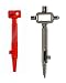Produktbild SN-TEC Neubautenschlüssel Set, Metall & Kunststoff Universal mit Masszahlen