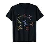 Noether Sym Quantum Physics Feynman Diagrams, Science Basics T-Shirt - Black, Unisex-Adults, Short Sleeve, Small