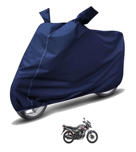 Image of Auto Hub Waterproof Bike Cover Compatible with SP 125 Dustproof, UV Protection Two Wheeler Bike SP 125 Cover - Blue