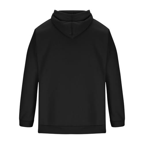 Men's Lightweight Pullover Hoodie Long Sleeve Fleece Sweatshirt with Kangaroo Pocket Trendy Casual Streetwear4
