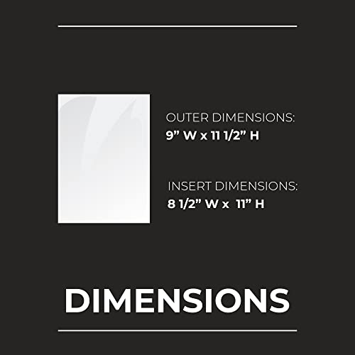 risch double-sided all clear vinyl menu cover  two-sided 2 view plastic menu holder  slip in top-loading cover  wipeable reusable  85 x 11  pack of 24