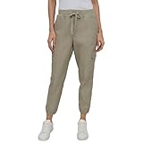 DKNY Women's Sport Pant, Vintage Khaki, Medium