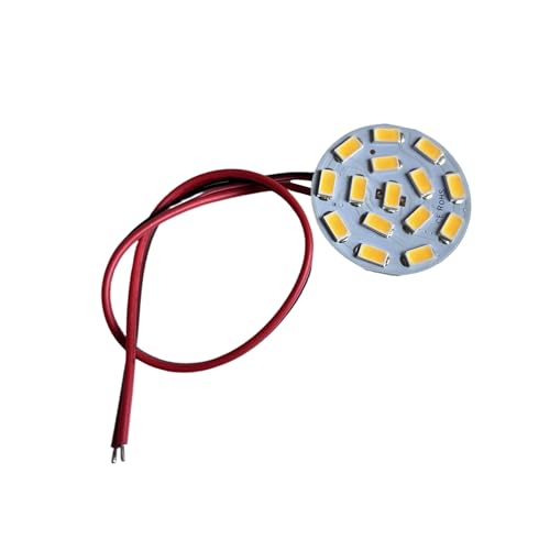 12V 24V LED �d�� 2 ���b�g 15LED 350LM ������Ȃ����E���h�����v RV �{�[�g�L�����s���O�J�[�g���b�N�����W�t�[�h�����Ɩ��p���C���[(Warm White)
