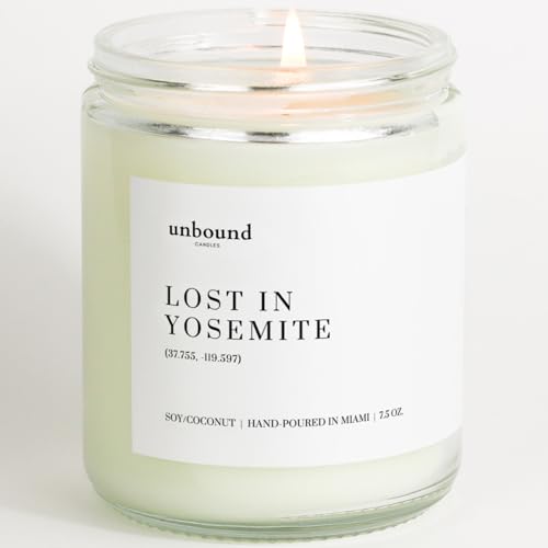 Unbound Candles Lost in Yosemite Scented Candle | 7.5oz Coconut