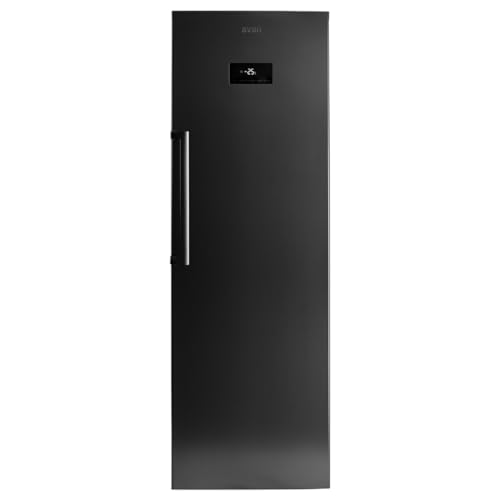 Svan Congelador vertical Dark Inox SVC1865NFDX. Capacidad 274 Litros, Puerta Reversible, Bajo nivel Sonoro, Eficiencia Energética Clase E