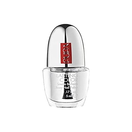 Pupa Smalto Lasting Color 100 Trasparent, Decorazione Unghie Manicure e Pedicure - 5 ml