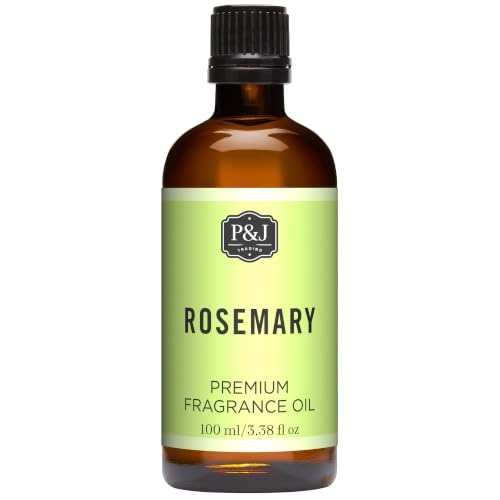 Image of P&J Fragrance Oil Rosemary 100ml - Candle Scents, Soap Making, Diffuser Oil, Fresh Scent