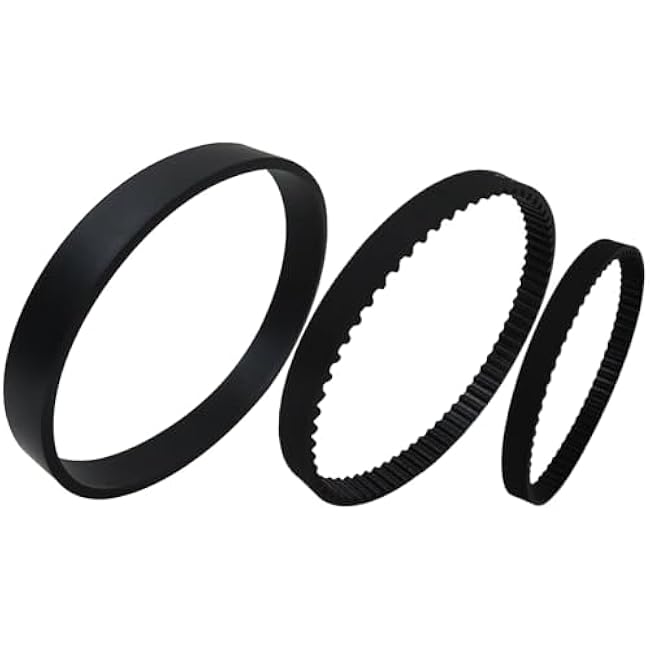 Upgraded for Bissell ProHeat 2X Revolution Pet Pro Belt Kit ¨C Compatible with 1986, 2007, 2007P Series ¨C 3 Replacement Belts, Replace Parts 1611129, 1611130 & 1606428