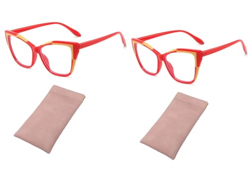 Image of Blue Light Glasses for woman,Computer Eyewear Non-Prescription Glasses Fashion Colorful Frame