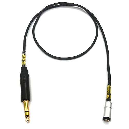 Image of Sonic Plumber 6.35mm (1 /4?) TRS to 3.5mm (1 /8?) TRRS Headphone Adapter (50cm / 1.5ft)
