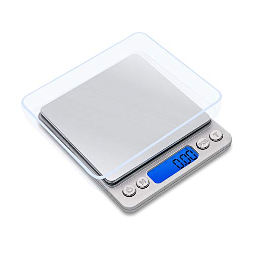 Digital Kitchen Scale Mini Pocket Stainless Steel Precision Jewelry Electronic Balance Weight Gold