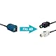 BINGFU Auto Stereo AM FM Antenne, Versteckte Windschutzscheiben Paste UKW Radio Antenne Kompatibel mit Fahrzeug Auto Stereo Audio Radio Media Head Unit Empfänger