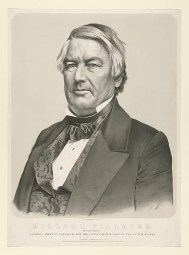 Affiche Toile Millard Fillmore par Nathaniel Currier Impression Peinture Huile 60x90cm